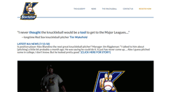 Desktop Screenshot of knuckleball.com